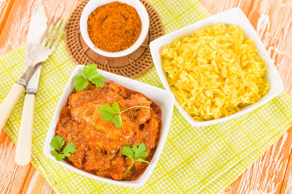 Kuwaiti chicken curry