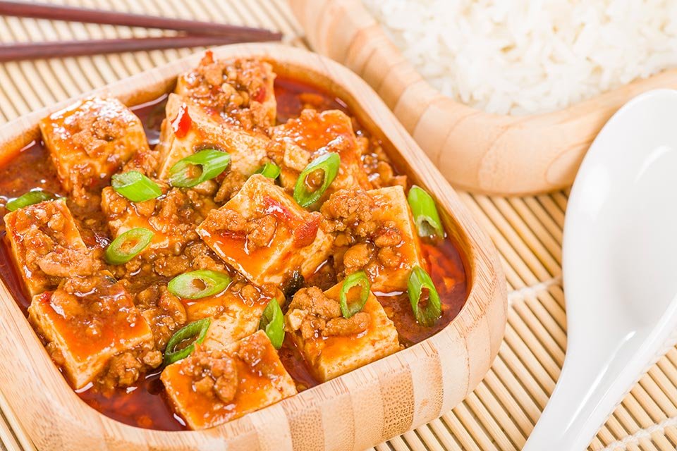 Chinese mapo tofu
